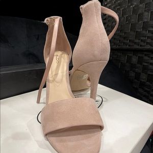 Aldo Beige Strappy Heels